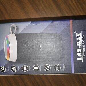 LAX-MAX Bluetooth Speaker with LED Lights